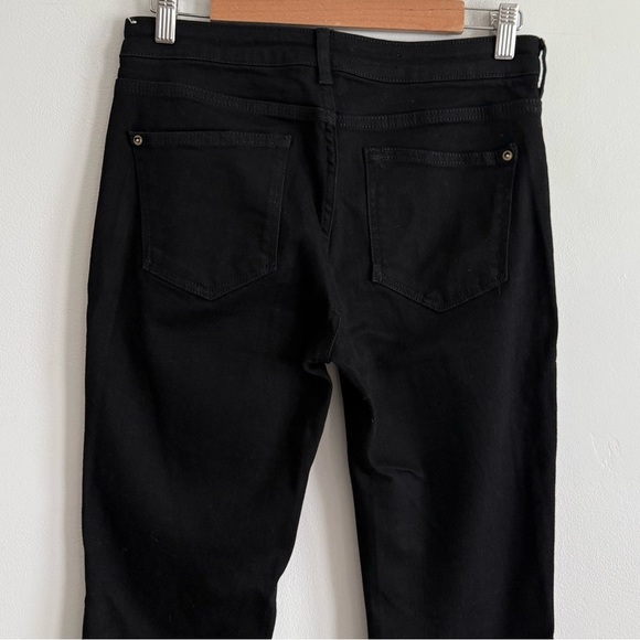 Anthropologie Jeans 28 Womens Pilcro Mid Rise Flare Leg Black Wash Boho Denim - Picture 4 of 9